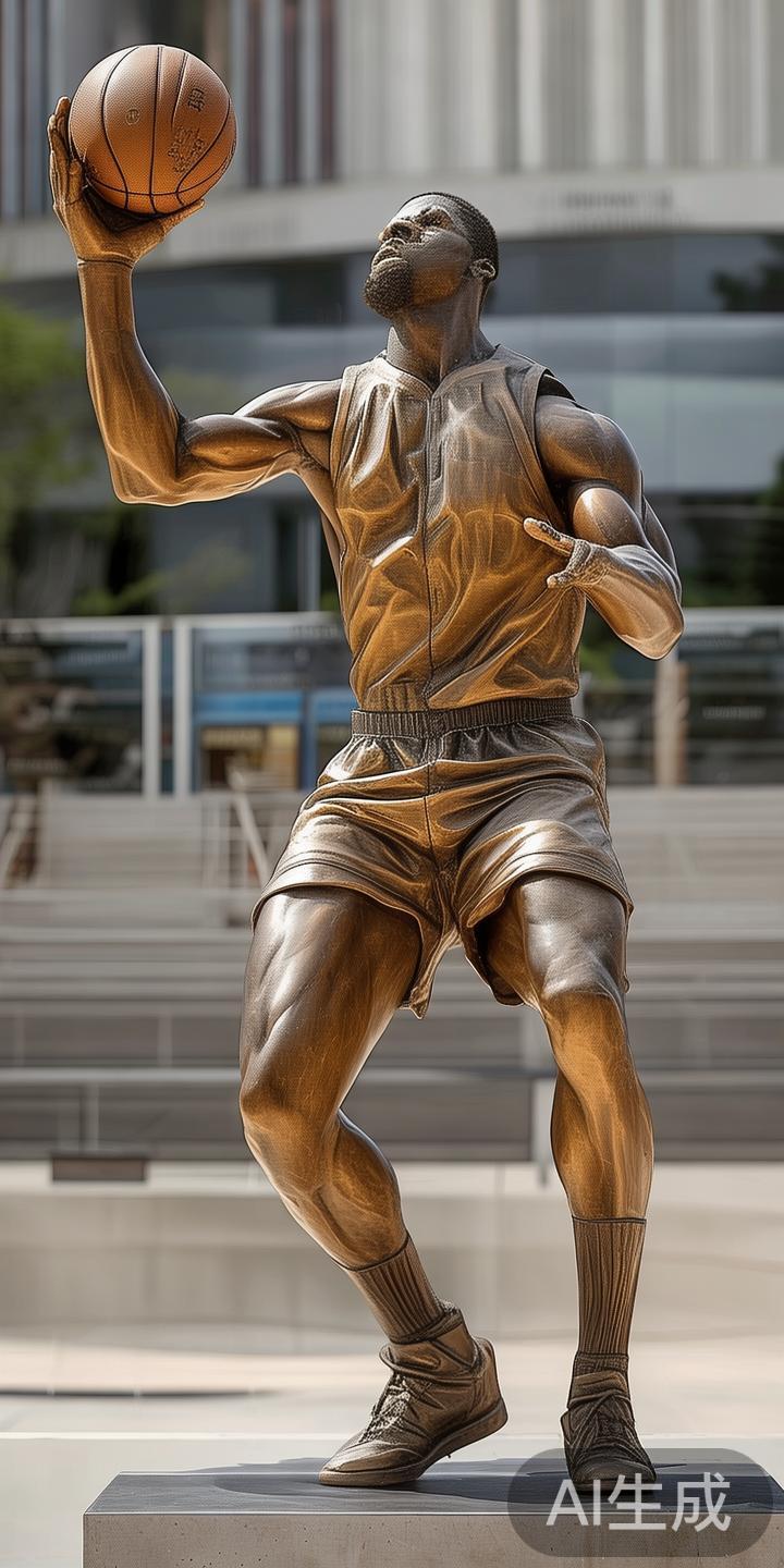 静雨体育：徐静雨的卓越成就与韦德雕像的精彩展现