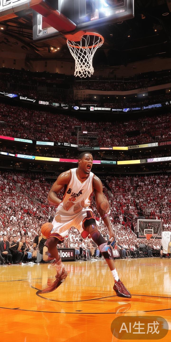 作为迈阿密热火队的核心成员，韦德自2003年进入N